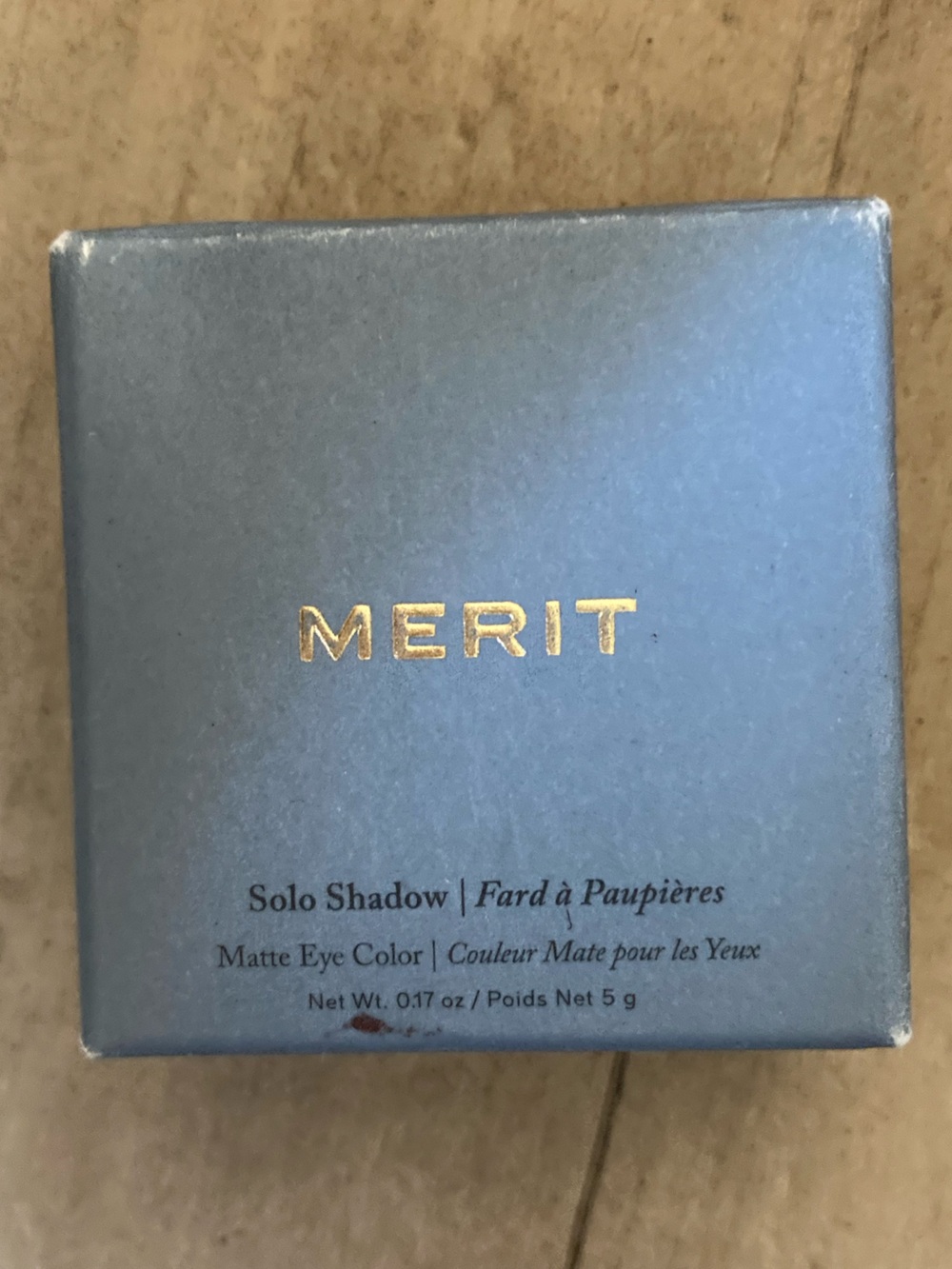 Merit Solo Shadow Matte Eye Color - Blue